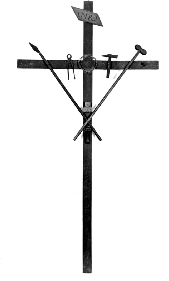 croce penitenziale - bottega toscana (sec. XIX)