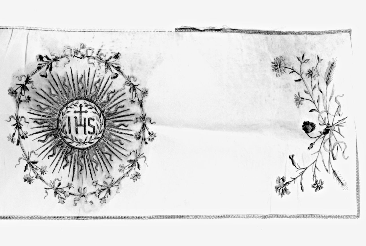 velo omerale - manifattura toscana (sec. XIX)