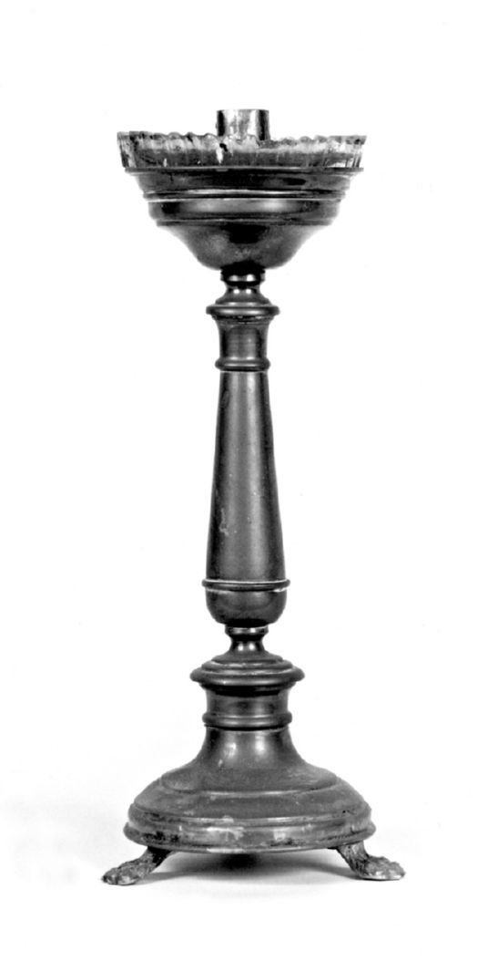 candeliere, serie - bottega toscana (seconda metà sec. XIX)