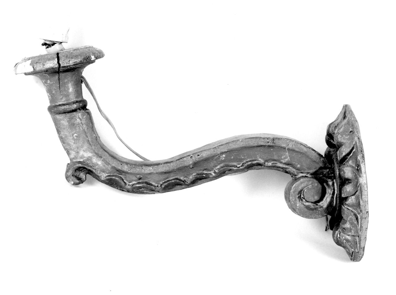 candeliere da parete, serie - bottega toscana (prima metà sec. XIX)