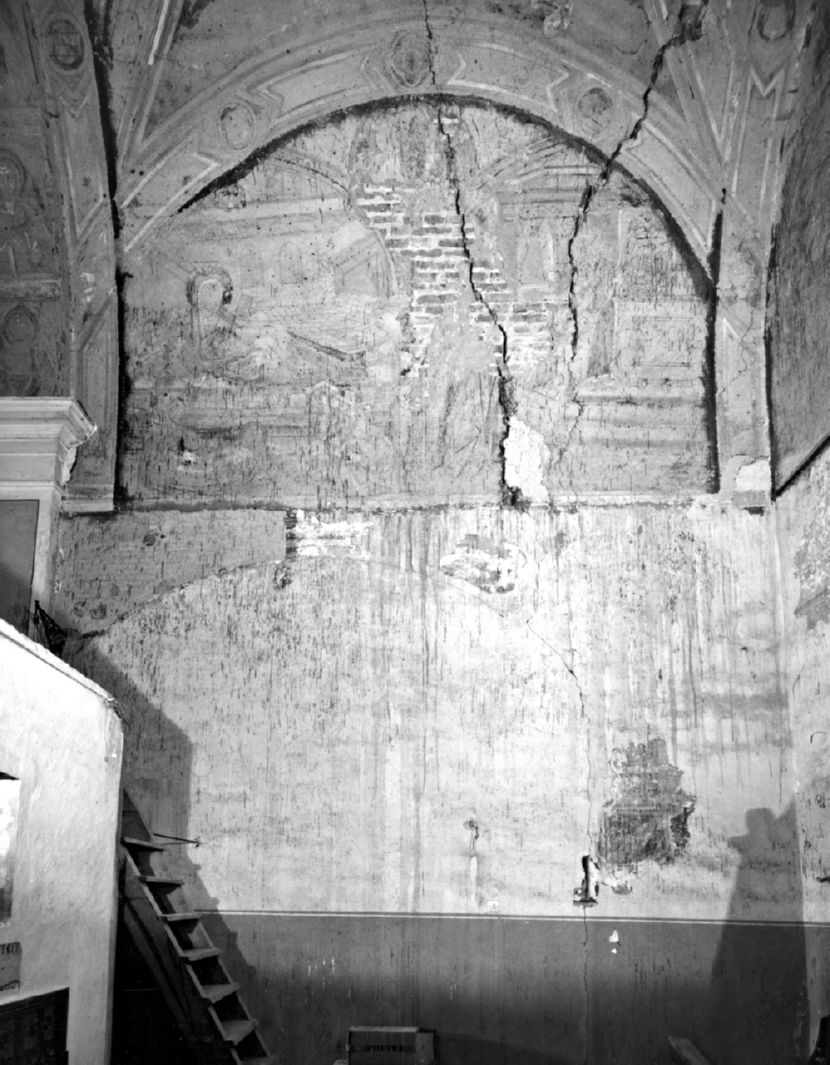 nascita di Maria Vergine (dipinto, elemento d'insieme) di Meo di Pietro, Cristoforo di Bindaccio detto Malarba (sec. XIV)