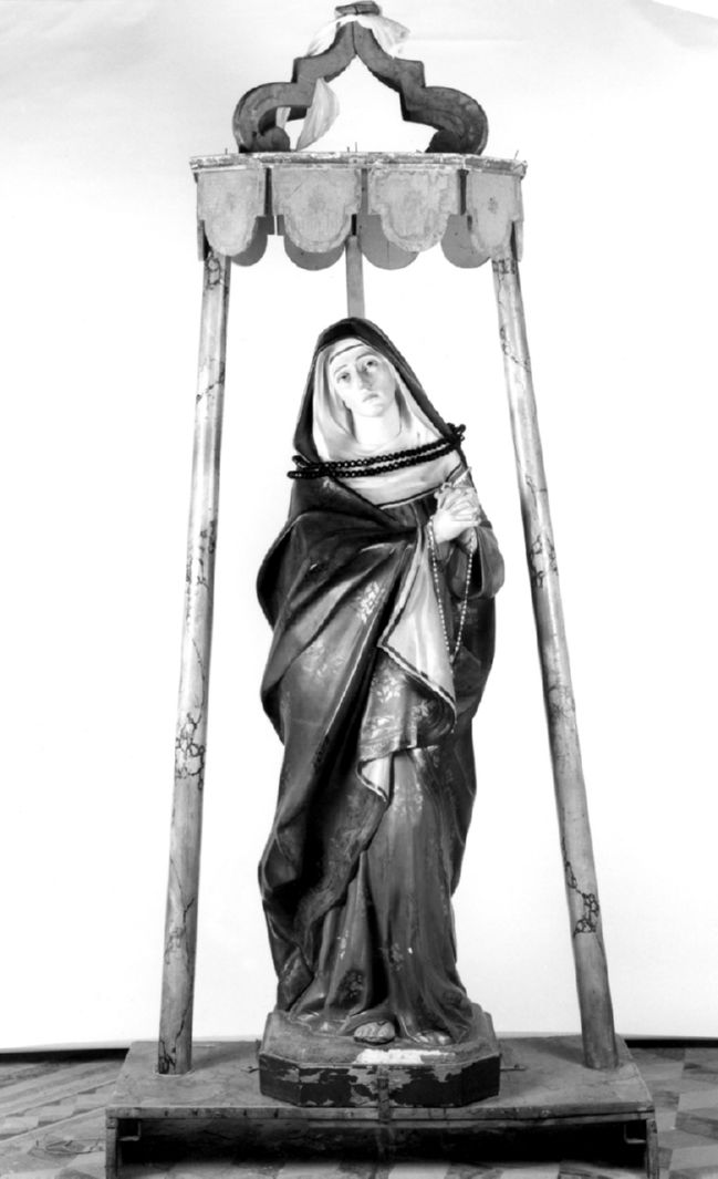 Madonna Addolorata (statua processionale, elemento d'insieme) - bottega toscana (prima metà sec. XX)