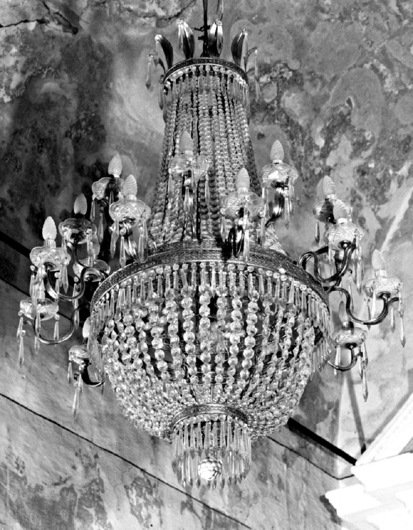 lampadario, serie - bottega italiana (prima metà sec. XX)