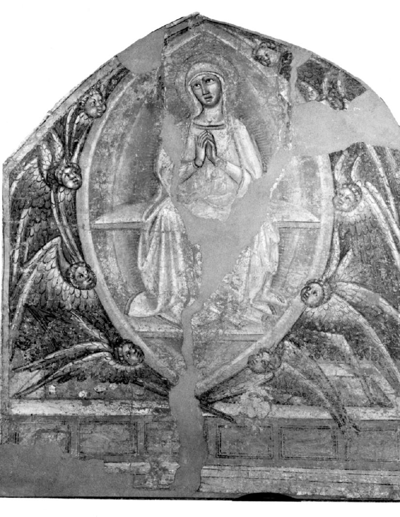 assunzione della Madonna (dipinto, elemento d'insieme) di Cristoforo di Bindaccio detto Malarba, Meo di Pietro (sec. XIV)