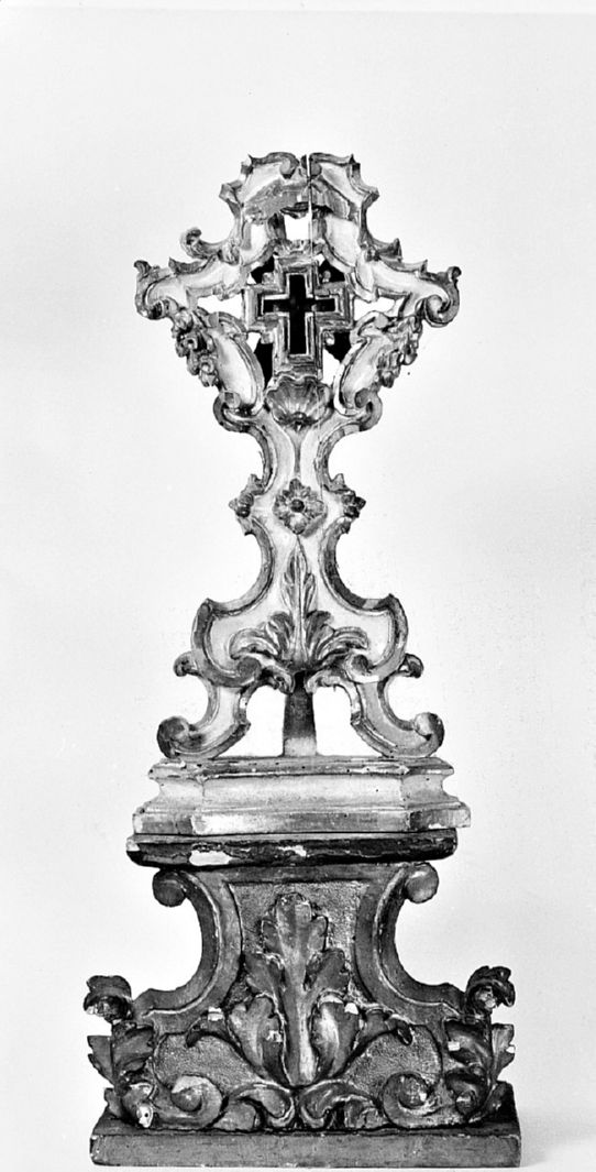 reliquiario - a ostensorio - bottega toscana (sec. XVIII)