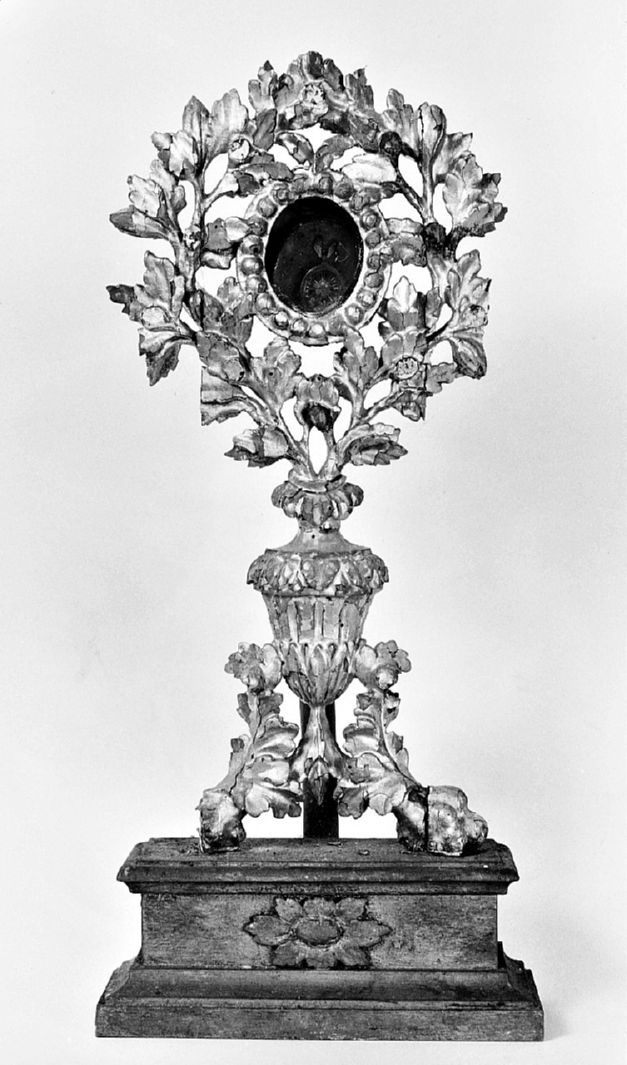 reliquiario - a ostensorio - bottega toscana (sec. XVIII)