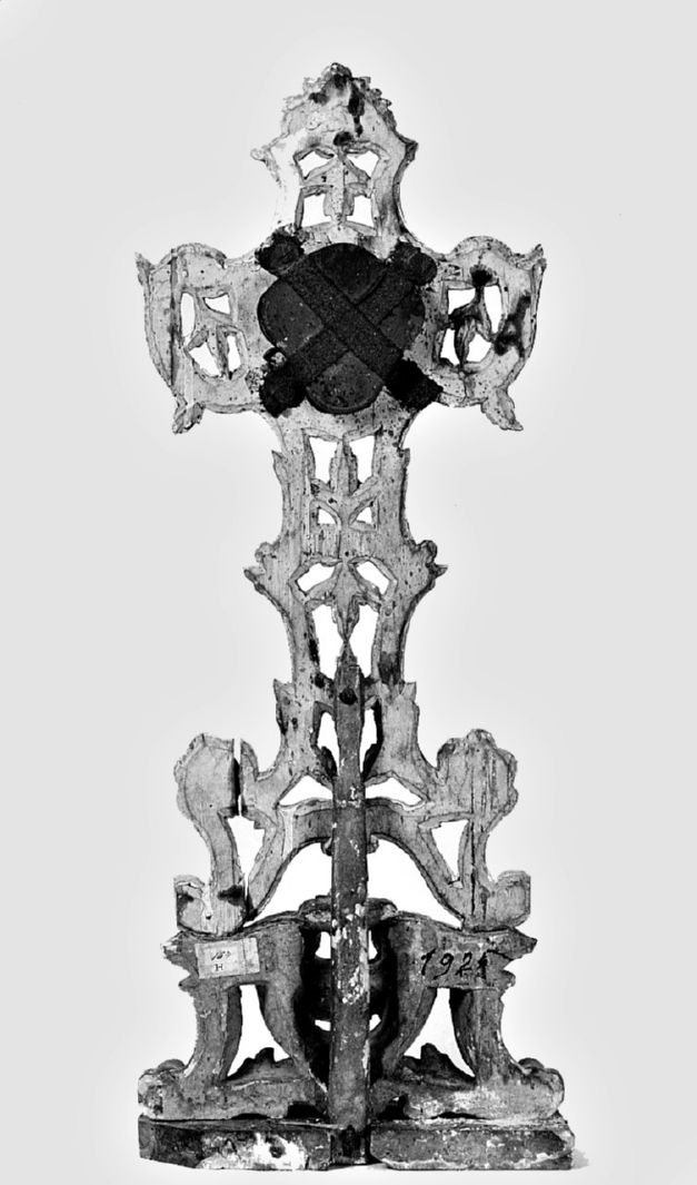 reliquiario - a ostensorio - bottega toscana (sec. XVIII)