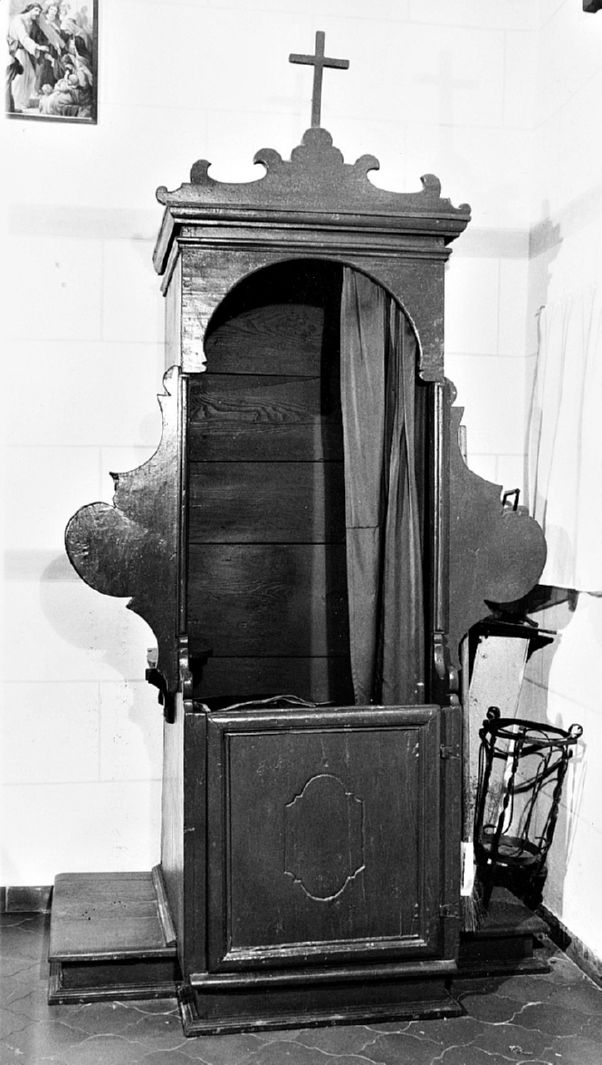 confessionale - bottega toscana (sec. XIX)