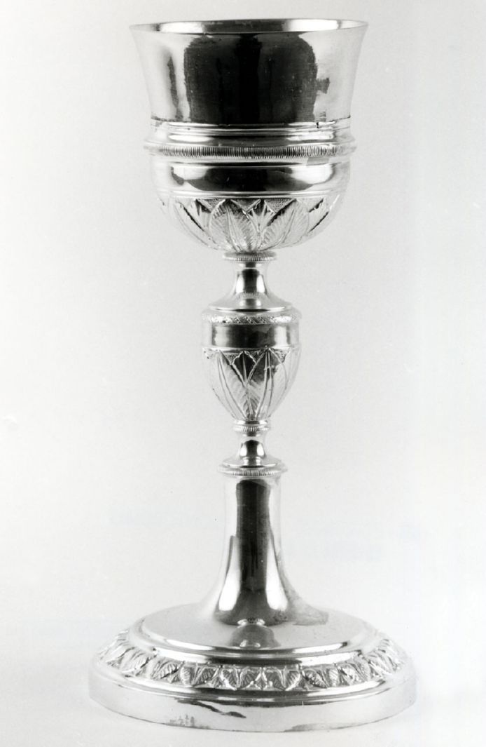 motivi decorativi vegetali (calice) - bottega toscana (sec. XIX)