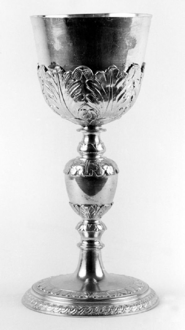 motivi decorativi vegetali (calice) - bottega toscana (seconda metà sec. XVII)