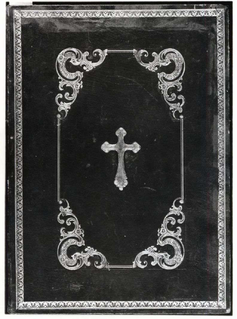 motivi decorativi vegetali (coperta di libro liturgico, elemento d'insieme) - produzione italiana (sec. XIX)