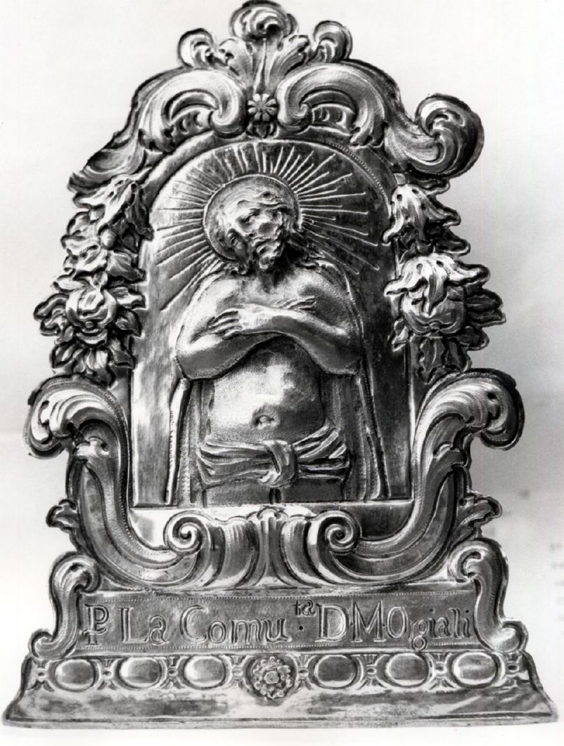 Cristo in pietà (pace - a tavoletta) - bottega toscana (sec. XVIII)