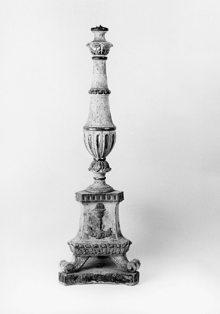 calice eucaristico (candeliere d'altare) - bottega toscana (sec. XIX)
