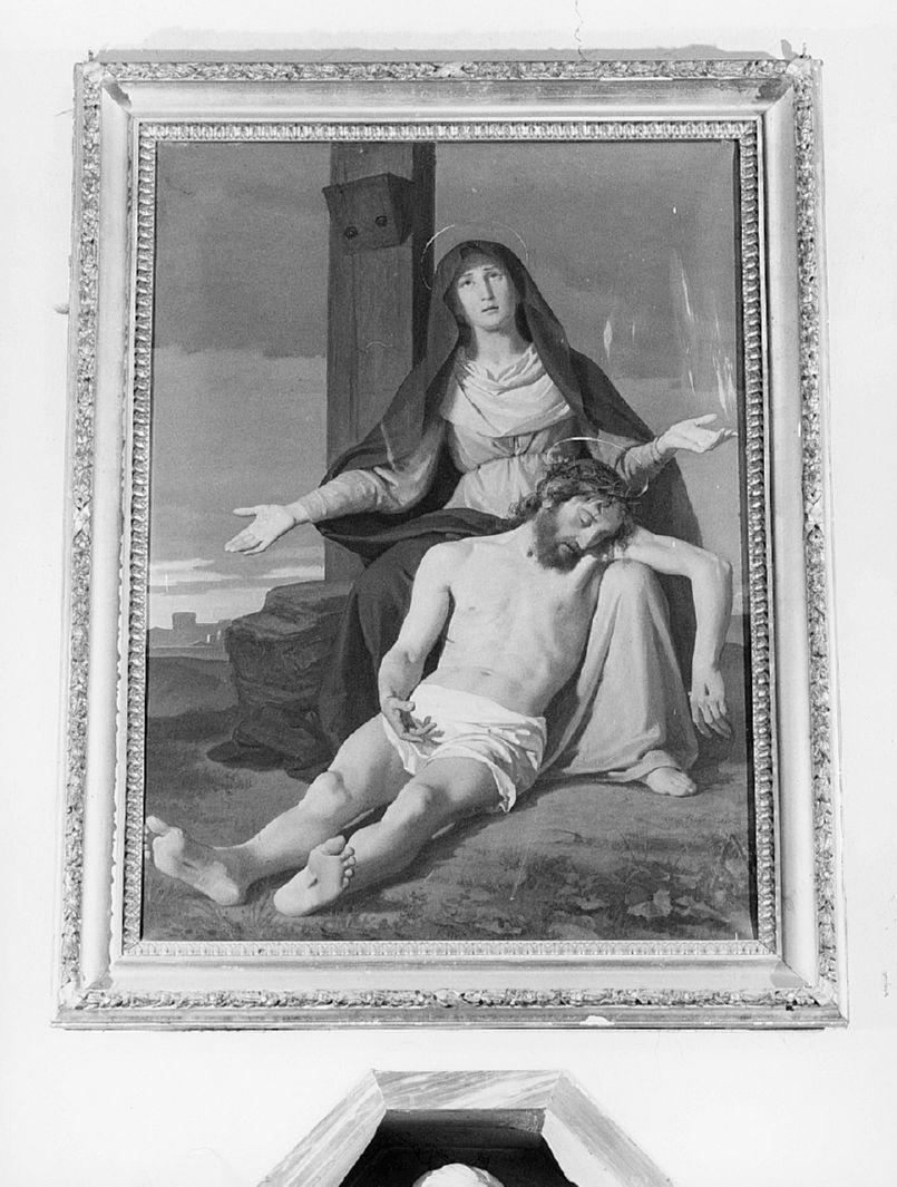 pietà (dipinto) di Reffo Enrico (sec. XIX)