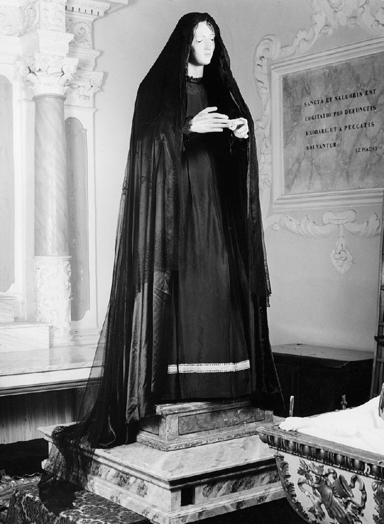 Madonna Addolorata (statua) - bottega lucchese (prima metà sec. XIX)