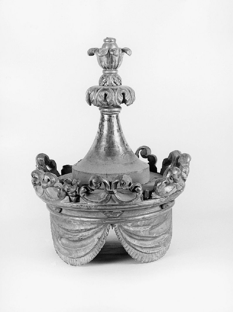 corona di tronetto per esposizione eucaristica - bottega toscana (sec. XIX)