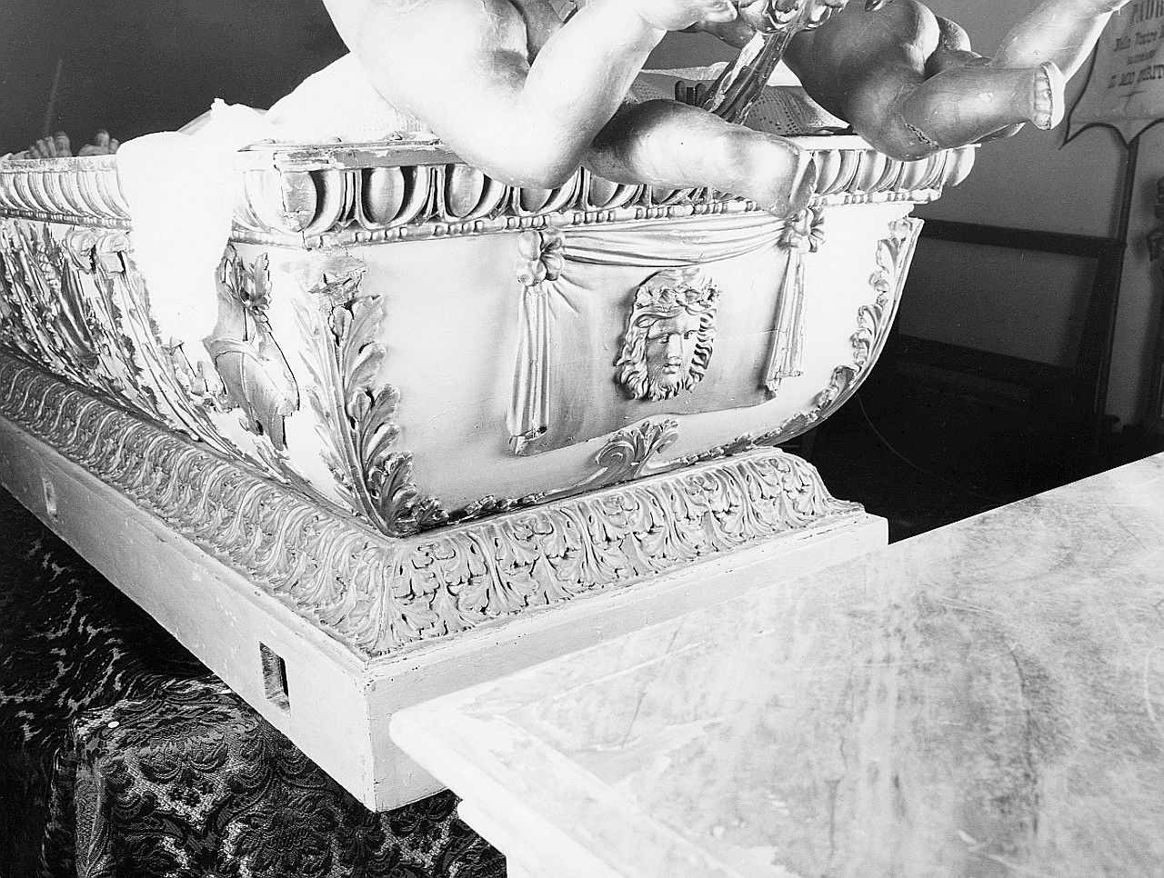 strumenti della passione (cataletto) - produzione toscana (sec. XIX)