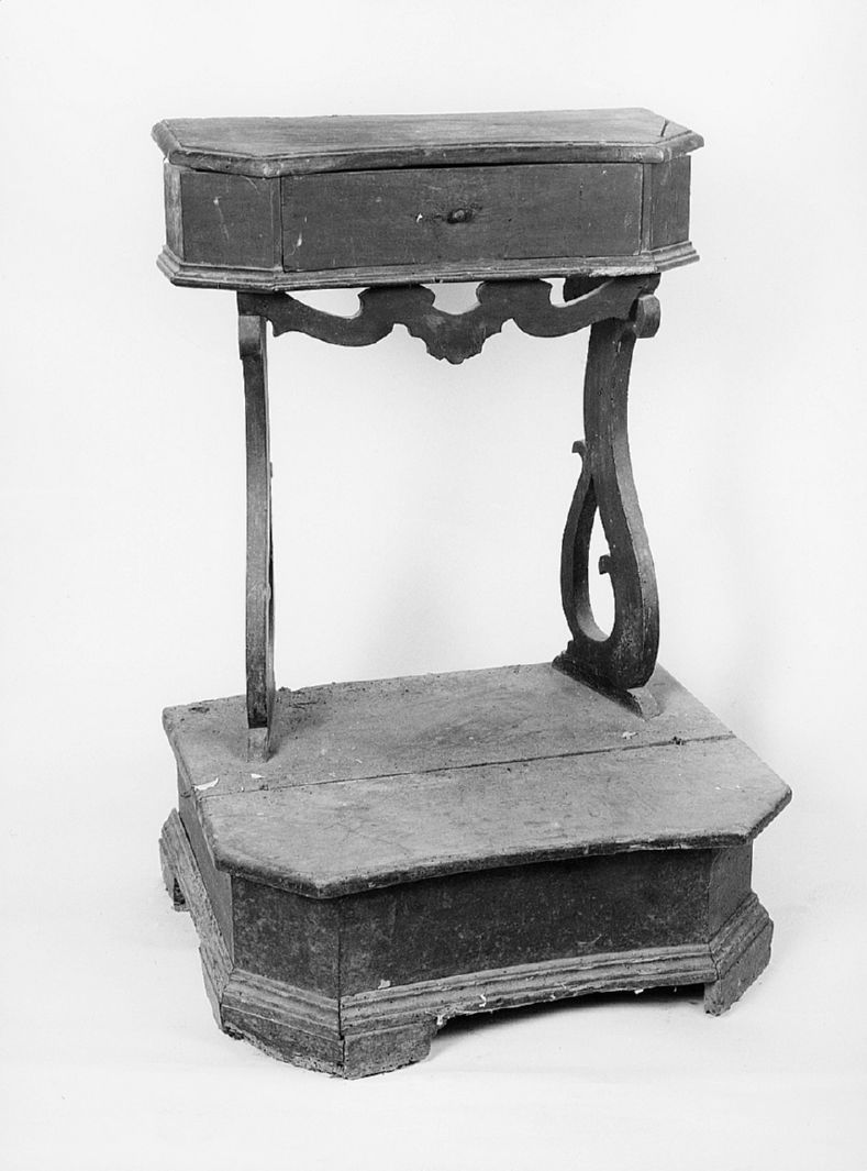 inginocchiatoio - bottega toscana (sec. XIX)