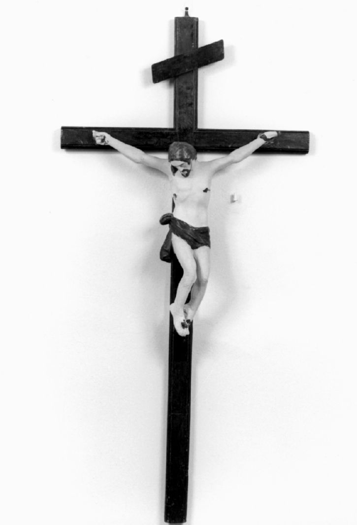 Cristo crocifisso (croce processionale) - bottega toscana (prima metà sec. XX)