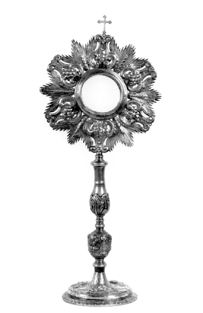 ostensorio - bottega fiorentina (primo quarto sec. XVIII)