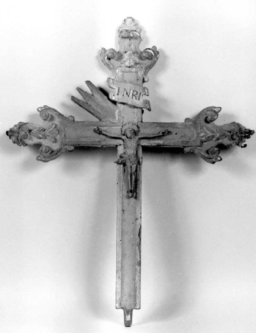 Cristo crocifisso (croce d'altare) - bottega toscana (seconda metà sec. XVIII)