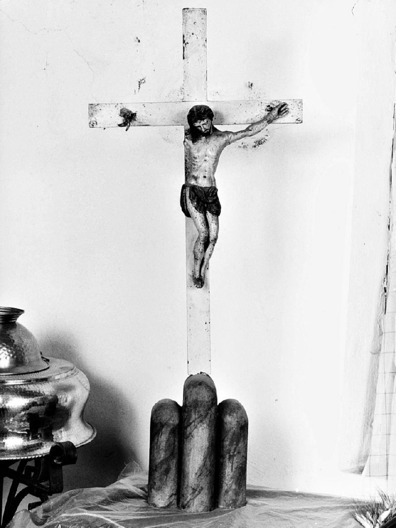 Cristo crocifisso (croce da tavolo) - bottega toscana (prima metà sec. XIX)