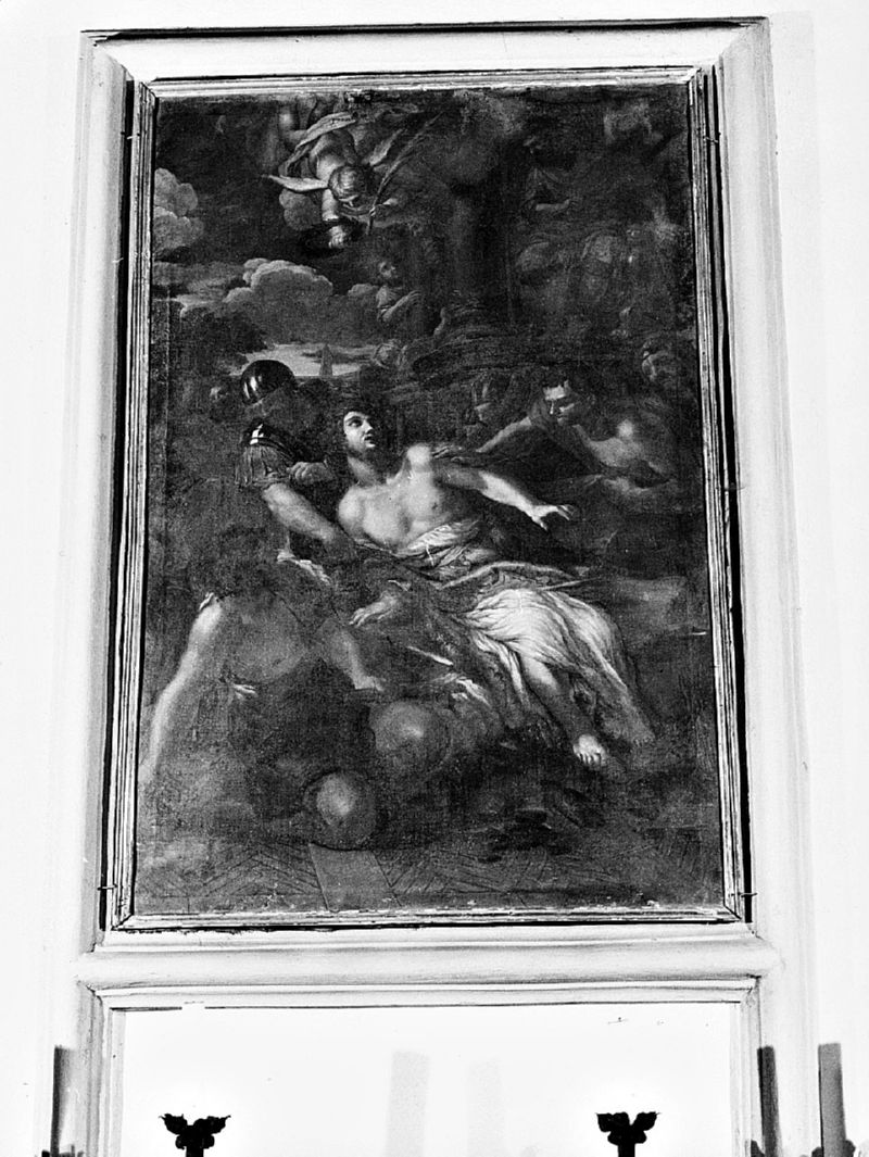 martirio di San Lorenzo (dipinto) - ambito senese (seconda metà sec. XVII)