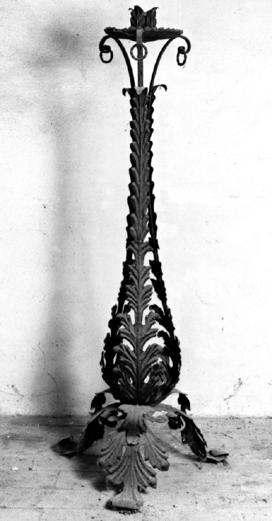 candelabro, serie - bottega toscana (seconda metà sec. XIX)