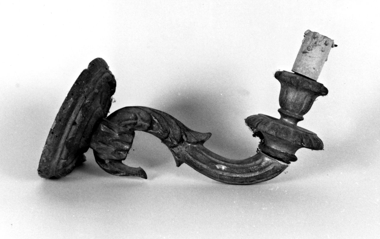 candeliere da parete, serie - bottega toscana (sec. XIX)