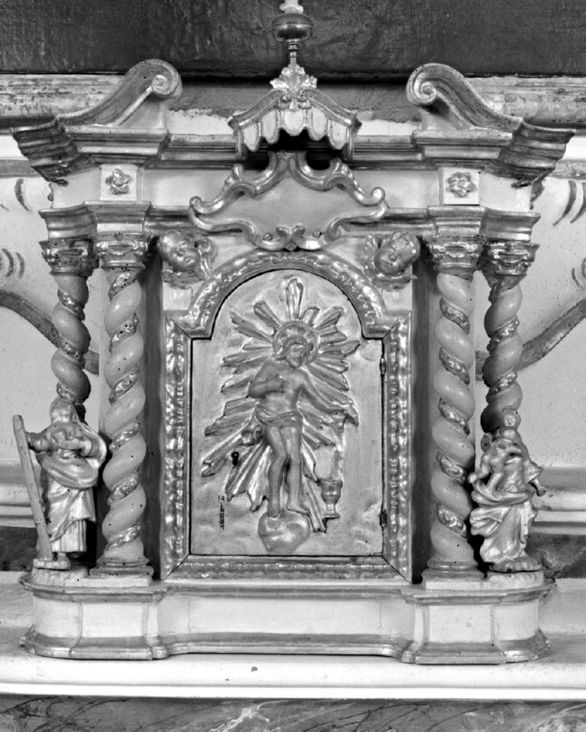 tabernacolo - bottega toscana (prima metà sec. XVIII)