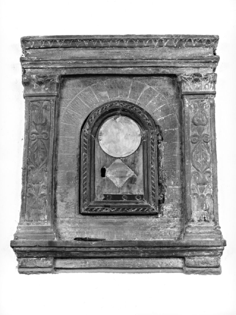 armadietto per oli santi - bottega toscana (seconda metà sec. XIX)