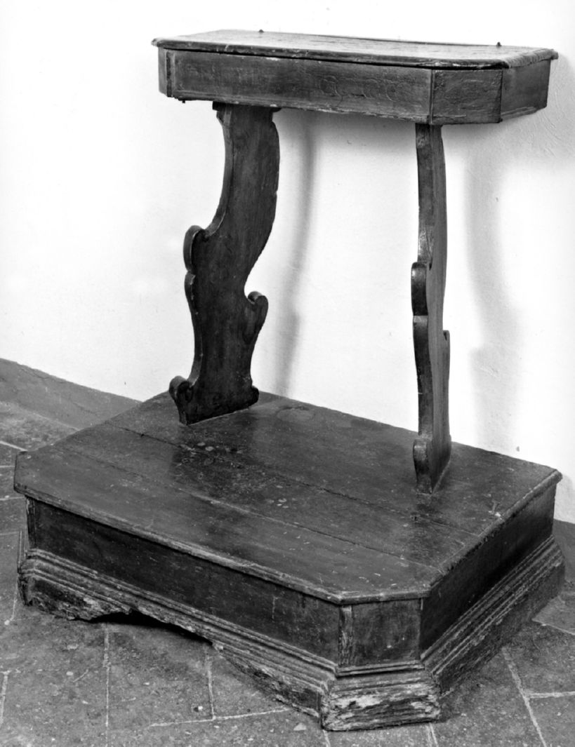 inginocchiatoio - bottega toscana (seconda metà sec. XIX)