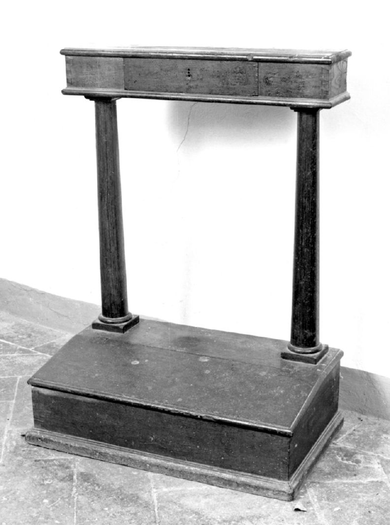 inginocchiatoio - bottega toscana (prima metà sec. XIX)