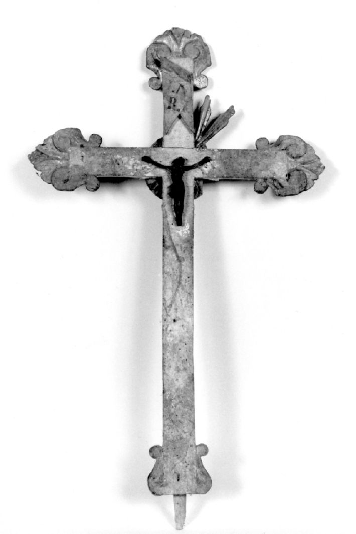 Cristo crocifisso (croce d'altare) - bottega toscana (prima metà sec. XIX)