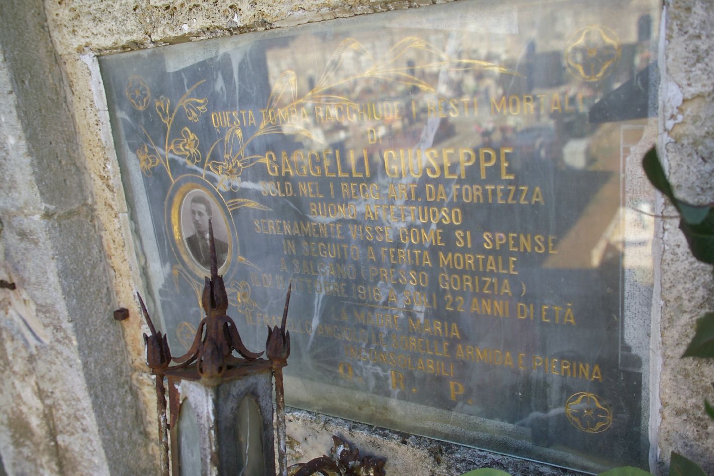 lapide tombale - bottega toscana (sec. XX)