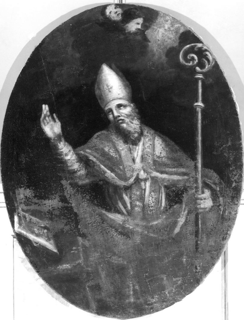 Santo vescovo (dipinto) - ambito senese (prima metà sec. XVIII)
