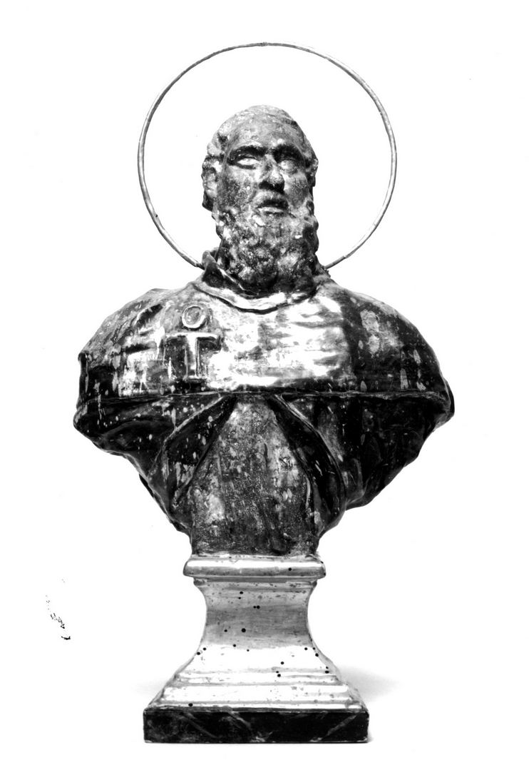 Sant'Antonio Abate (busto, elemento d'insieme) - bottega toscana (seconda metà sec. XVIII)
