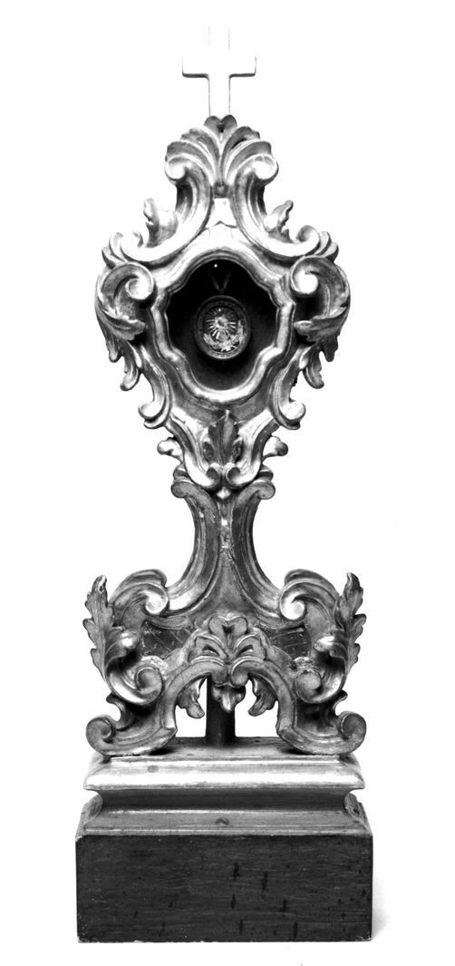 reliquiario - a ostensorio - bottega toscana (seconda metà sec. XVIII)