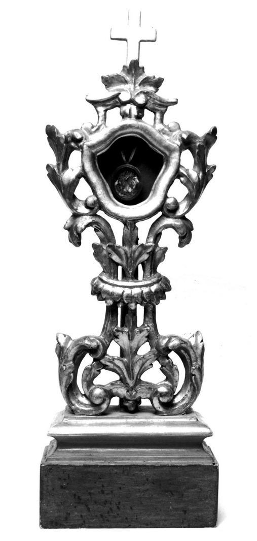reliquiario - a ostensorio - bottega toscana (sec. XVIII)