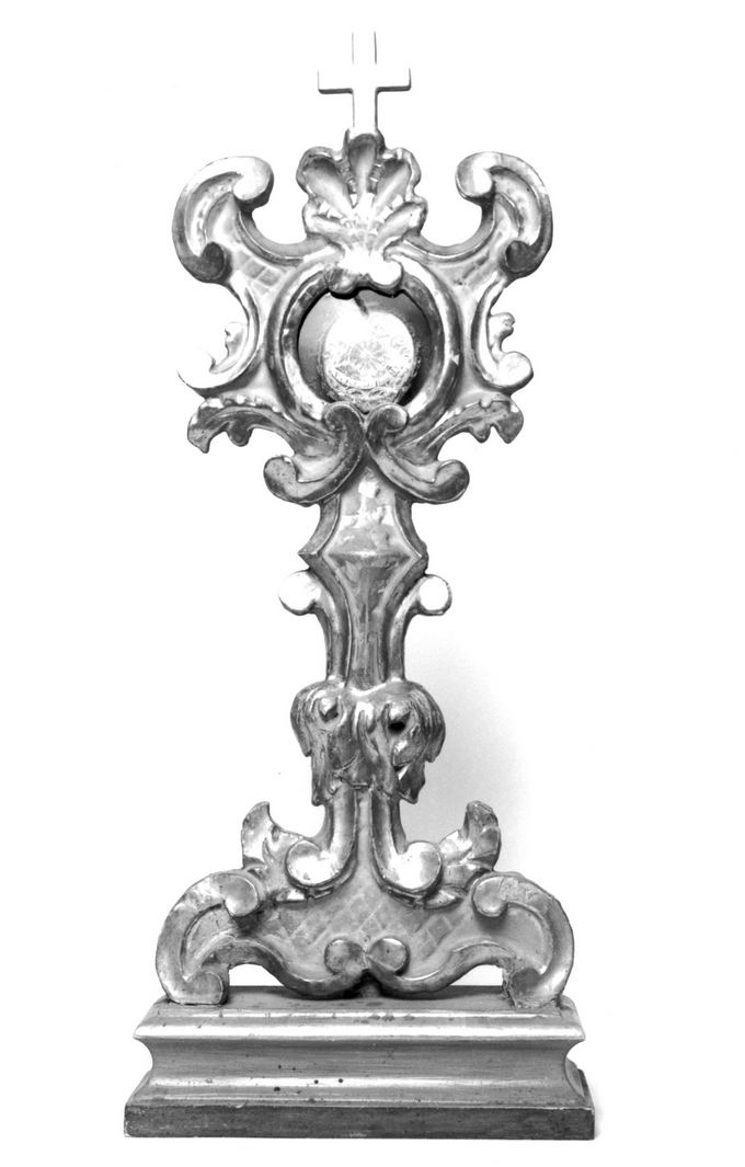 reliquiario - a ostensorio, serie - bottega toscana (metà sec. XVIII)