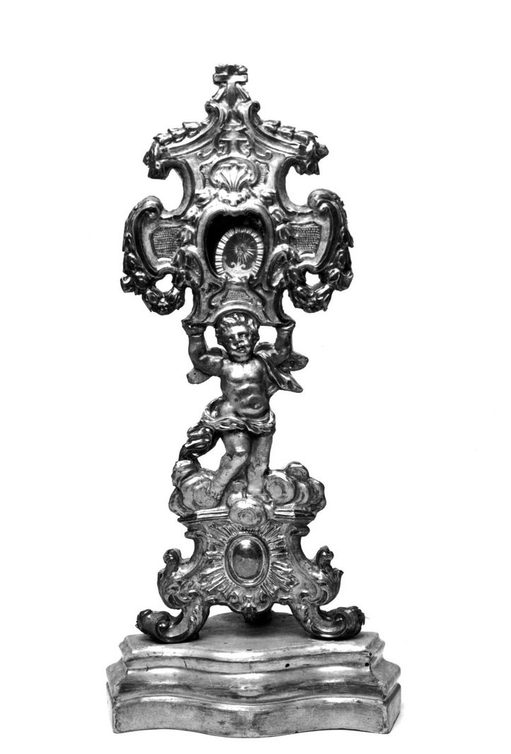reliquiario - a ostensorio - bottega toscana (metà sec. XVIII)