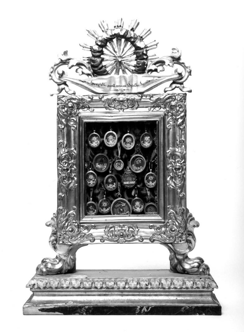reliquiario - a tabella - bottega toscana (sec. XIX)