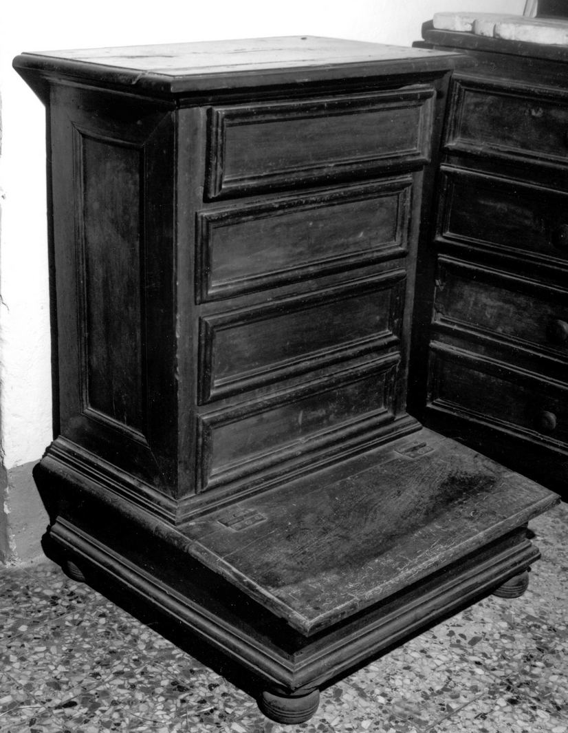 inginocchiatoio - bottega toscana (prima metà sec. XVII)