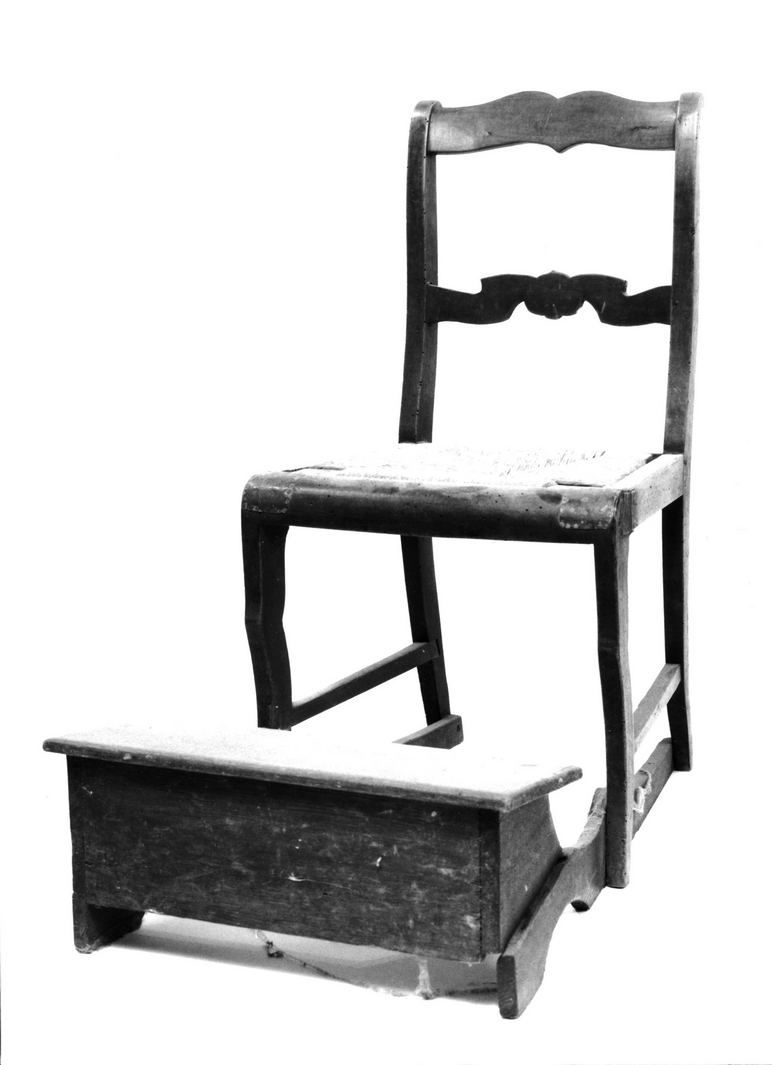 sedia-inginocchiatoio - bottega toscana (prima metà sec. XX)