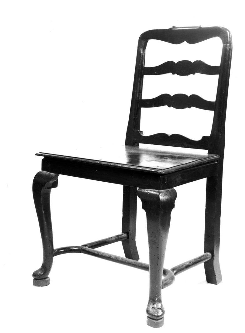 sedia - bottega toscana, bottega toscana (seconda metà sec. XVIII)