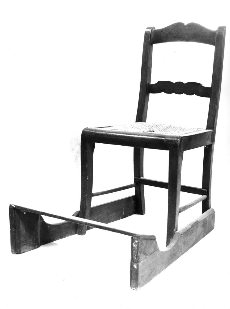 sedia-inginocchiatoio - bottega toscana (prima metà sec. XX)