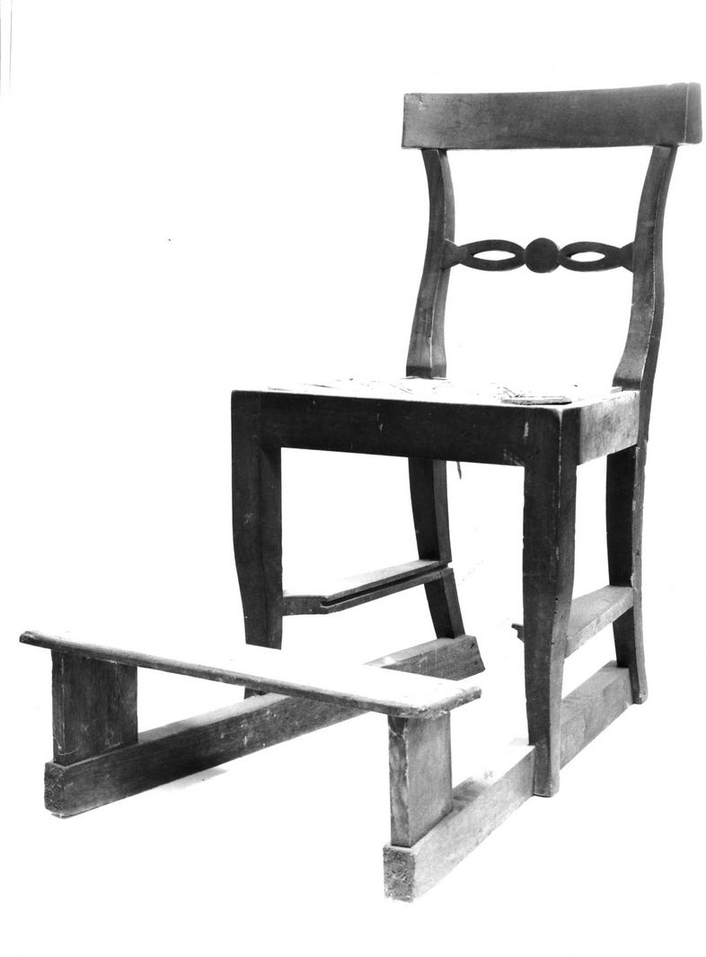 sedia-inginocchiatoio - bottega toscana (prima metà sec. XX)