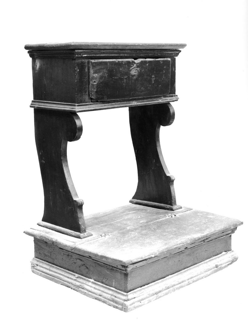 inginocchiatoio - bottega toscana (sec. XIX)