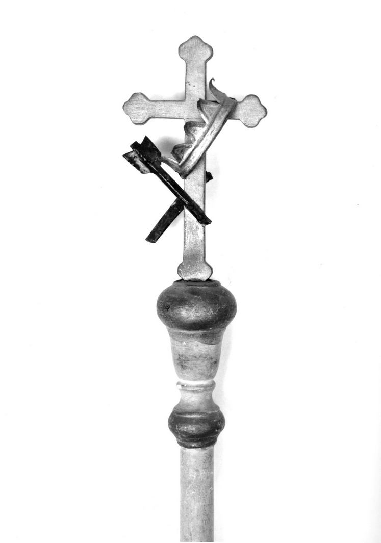 mazza processionale - bottega toscana (sec. XVIII)