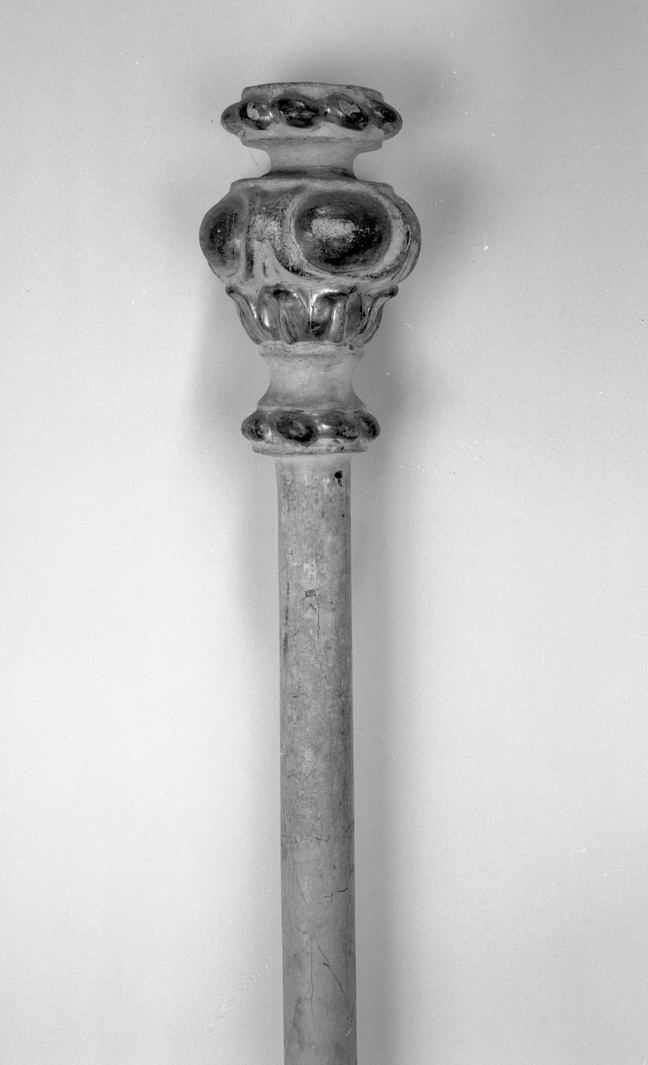 mazza processionale - bottega toscana (sec. XVIII)